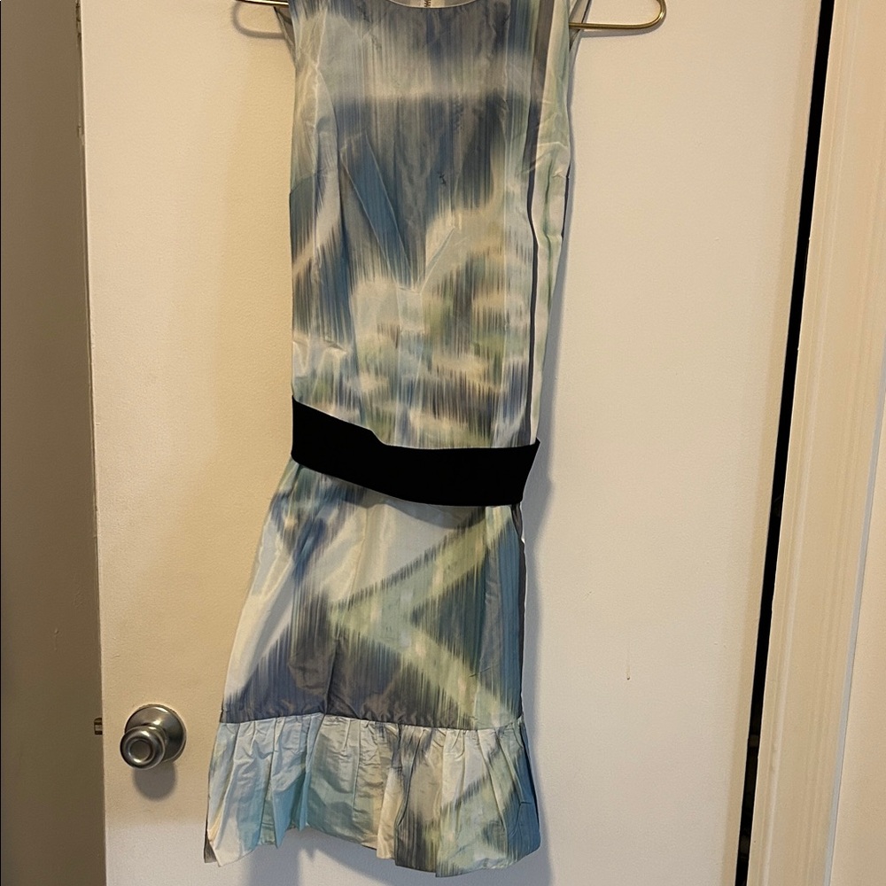 Emilio Pucci Gray and Blue dress